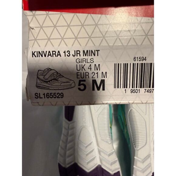 New Saucony Girl's Kinvara 5 (Toddler/Little Kid) Tennis Shoes - Picture 5 of 6